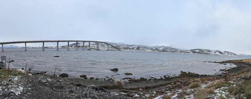 Bro, hav, fjell og strand 