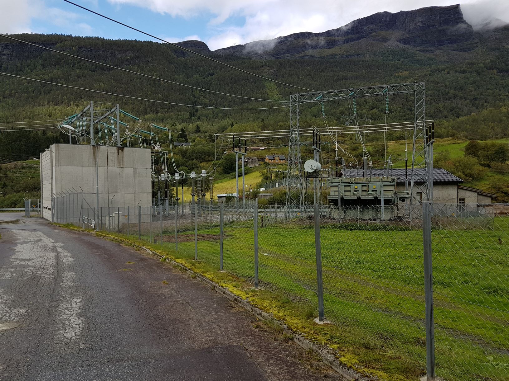 Bilde av dagens Fortun transformatorstasjon