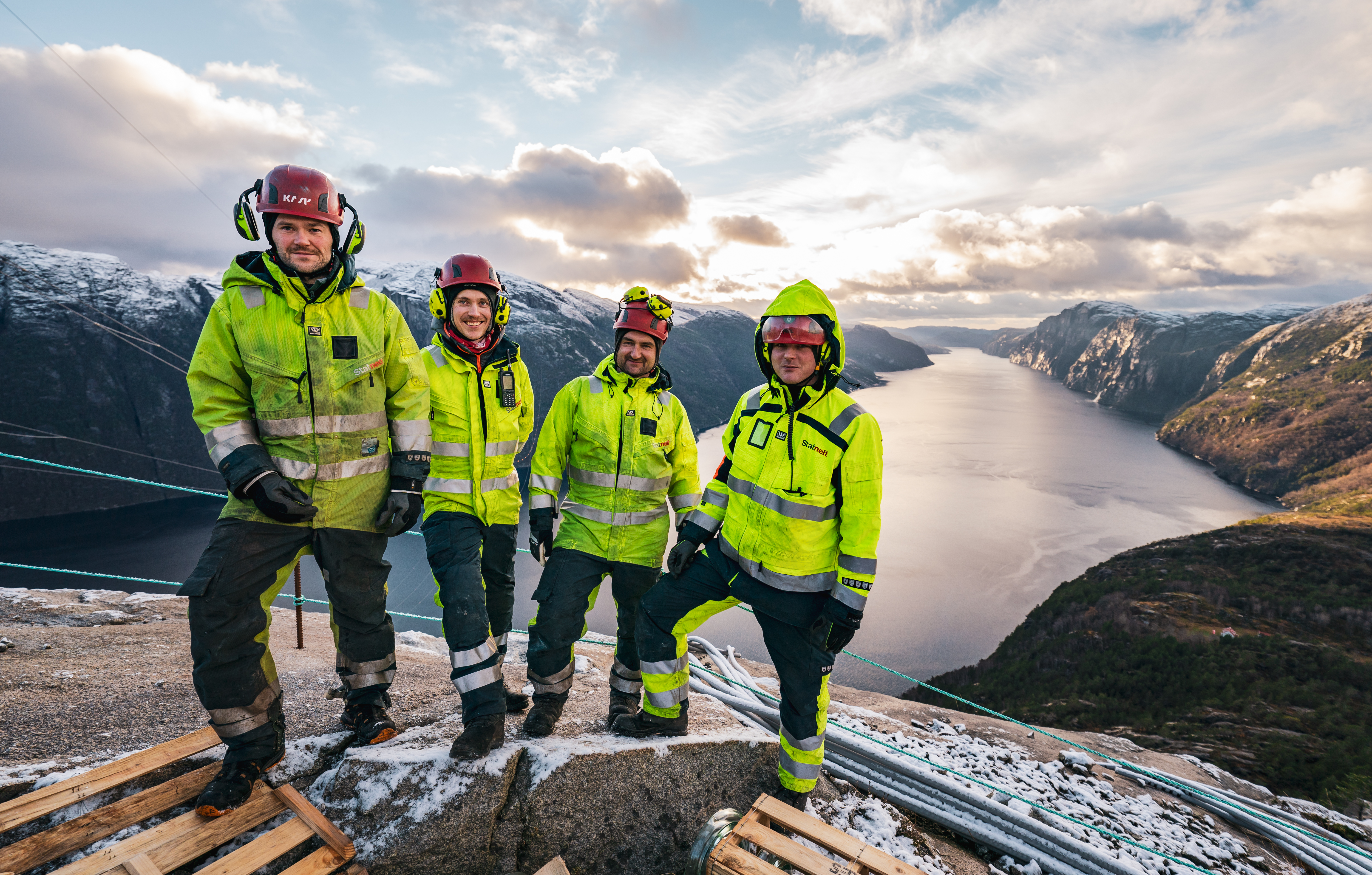 Bilde av ansatte i Statnett